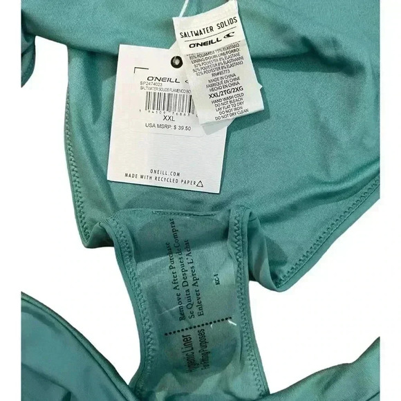 O'Neill Saltwater Solids Cheeky Bottoms Size XXL Blue - Picture 7 of 8